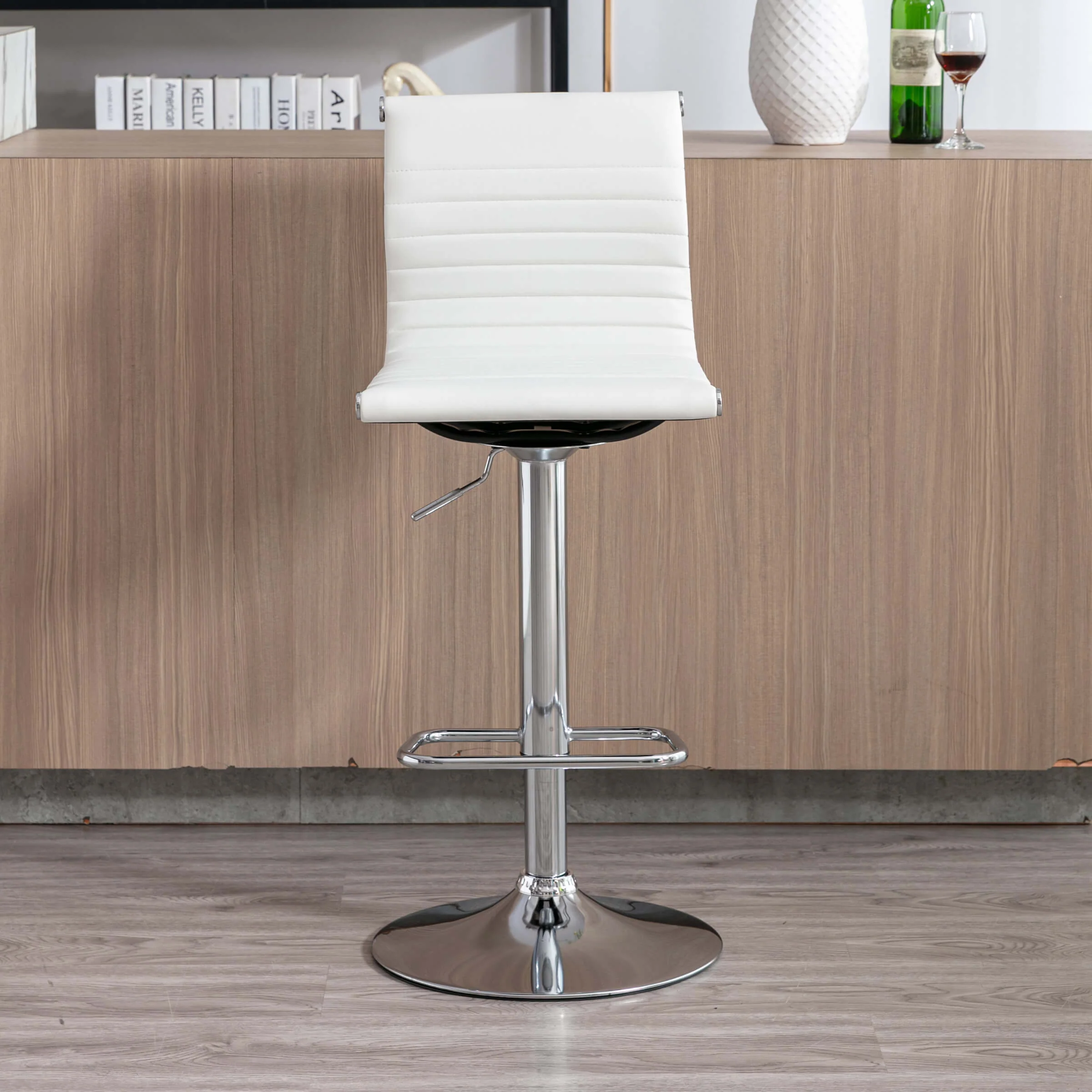 Swivel Adjustable Height Bar Stools Set of 2 - X417AB - Image 4